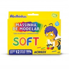 MASSINHA MODELAR C/ 12 ACRILEX