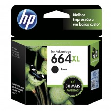 CARTUCHO TINTA HP 664 XL PRETO (F6V31AB) 