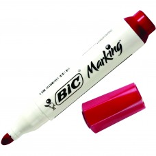 PINCEL QUADRO BRANCO RECARREGAVEL MARKING VERMELHA - BIC