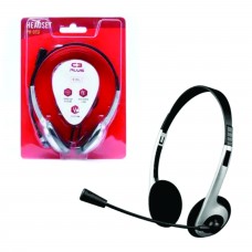 FONE DE OUVIDO C/ MICROFONE P2 PRATA/ PRETO PH01SL - C3 PLUS