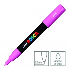 MARCADOR POSCA 0,7MM PC-1M ROSA - UNI-BALL