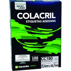 ETIQUETA COLACRIL CC180 100FLS