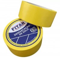 FITA DEMARCAÇÃO DE SOLO 48MM X 30MT AMARELA - FITAR