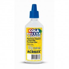 COLA ISOPOR E EVA 35GR - ACRILEX COLA ISOPOR E EVA 35GR - ACRILEX