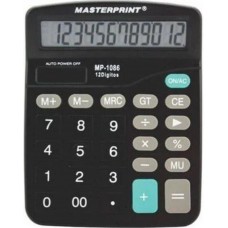 CALCULADORA 12 DIG MP-1086  MASTERPRINT