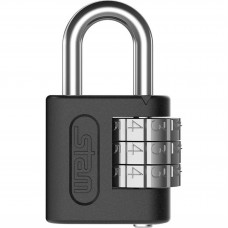 CADEADO SEGREDO 25MM PRETO - STAM