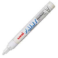 CANETA MARCADOR PERMANENTE PX-20 BRANCO UNI PAINT MARKER