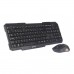 KIT TECLADO/MOUSE SEM FIO K-W10BK - C3TECH
