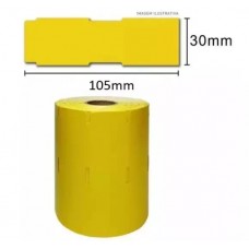ETIQUETA PARA MARCAÇÃO DE GONDOLA 105MMX30MM C/ 1000 AMARELA CX C/12 - RIO BRANCO