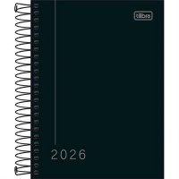 AGENDA 2026 PEPPER PRETA ESPIRAL 160FLS 117MMX164MM - TILIBRA AGENDA 2026 PEPPER PRETA ESPIRAL 160FLS 117MMX164MM - TILIBRA