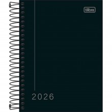 AGENDA 2026 PEPPER PRETA ESPIRAL 160FLS 117MMX164MM - TILIBRA