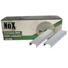 GRAMPO GALVANIZADO 26/6 CX C/5000 NX266 NOX - GENMES