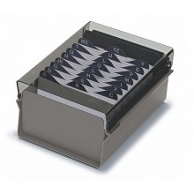 FICHARIO DE MESA C/ BASE DE METAL 3X5 FUME - ACRIMET