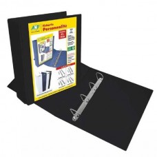 FICHARIO 4 ARGOLAS PRETO A4 4754 ACP