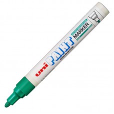 CANETA MARCADOR PERMANENTE PX-20 VERDE UNI PAINT MARKER