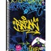 CADERNO UNIV 10M C.D. 200FLS KBOM MASCULINO - ANIMATIVA
