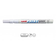 CANETA MARCADOR PERMANENTE PX-21 BRANCO UNI PAINT MARKER