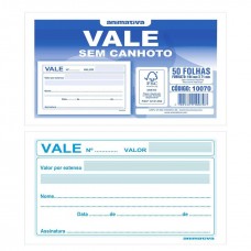 VALE S/ CANHOTO 50FLS - ANIMATIVA