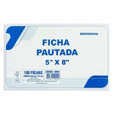 FICHA PAUTADA 5X8 - ANIMATIVA
