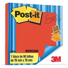 BLOCO ADESIVO 76X76 90FLS 654 TELHA 3M