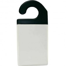 CRACHA PARA AUTOMOVEL C/ GANCHO 9X13CM PRETO