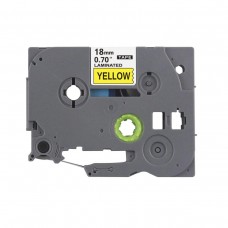 FITA ROTULADOR BROTHER 18MMX8M PRETO/AMARELO TZC-641 - COMPATIVEL FITA ROTULADOR BROTHER 18MMX8M PRETO/AMARELO TZC-641 - COMPATIVEL