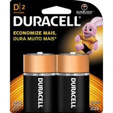 PILHA D C/2 ALKALINE DURACELL